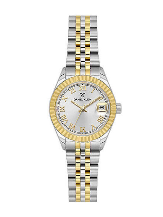 Daniel Klein Women's Watch with Silver Metal Bracelet