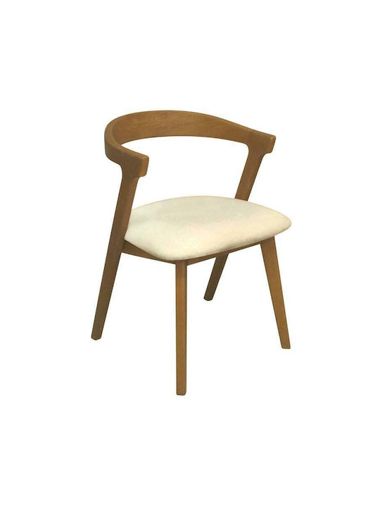 Sandra Dining Room Artificial Leather Chair Nat...