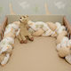 Baby Oliver Crib Bumper Braided Inside Beige 20...