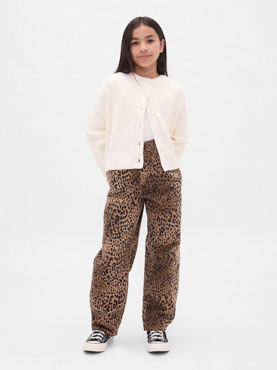 GAP Παιδικό Τζιν Παντελόνι Leopard Print