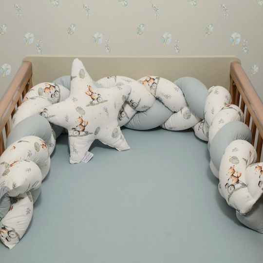 Baby Oliver Πάντα Πλεξούδα Εσωτερική Πράσινη 20x200cm