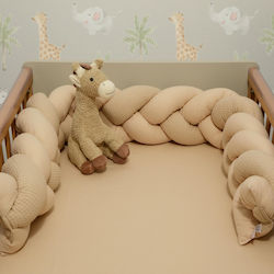 Baby Oliver Πάντα Πλεξούδα Εσωτερική Μπεζ 20x200cm