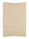 Meyco Abdeckung für Wickelauflage aus Stoff Soft Sand/black 50x70cm