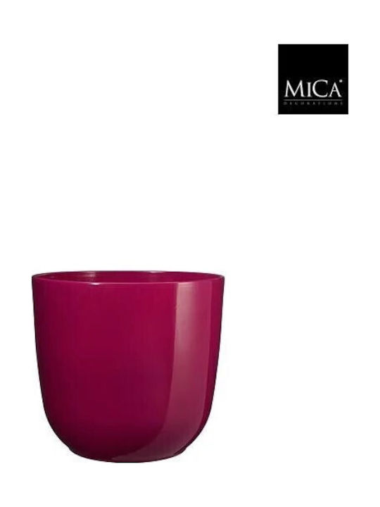 Mica Ghiveci Ceramică Fuchsia