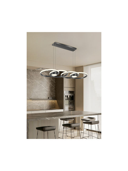 ArkoLight Pendant Light Black 88cm