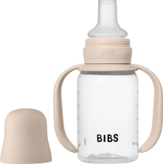 Bibs Lern-Trinkflasche Kunststoff mit Griffen Rosa für 6m+m+ 150ml