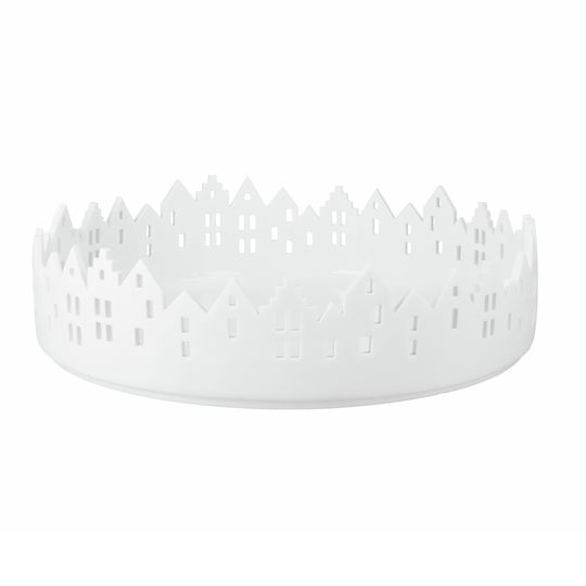 Raeder Bol Decorativ Porțelan Alb 27.5x27.5x7.5cm 1buc
