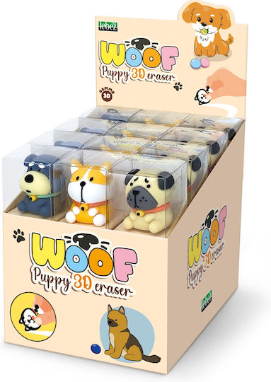 Puppy Woof Radiere 3d 3 Modele 24 Bucăți Display