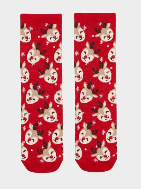Ipatios Damen Weihnachtssocken Red 1Pack Ipatios Damen Weihnachtssocken Red 1Pack