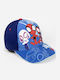 Cerda Kids' Hat Jockey Fabric Spinderman Blue