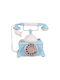 SP Souliotis Cutiuta de bani Metalic Light Blue 20.5x12.5x18cm