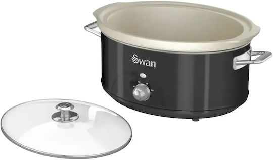 Swan Retro Electrică Cazan 320W cu Capacitate 6.5lt Neagră
