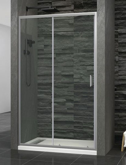 Gloria Dias2 Divider de verandă Duș cu Glisare Ușă 166x185cm Chrome