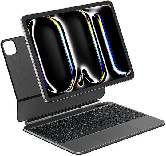 Wiwu Flip Cover with Keyboard Blacη (iPad Air 13, iPad Pro 12.9)