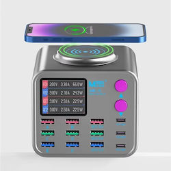 Bench Multi-Charger Maant Dianba 2nd Generation 300w 9 Usb A Ports 3 Usb C Pd Qc Wireless Charging Grey Bench Multi-Charger Maant Dianba 2nd Generation 300w 9 Usb A Ports 3 Usb C Pd Qc Wireless Charging Grey