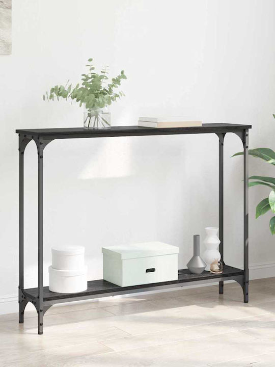 Wooden Console Table Black Beech L95xW22.5xH75cm