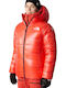Summit Women's for Hiking Puffer Jacket Waterproof for Winter with Hood Red