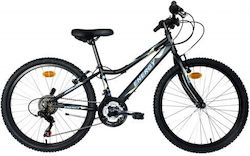 Energy Thunder 24" Kinderfahrrad Mountainbike Schwarz