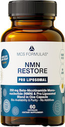 MCS Formulas NMN Restore Pro Liposomal 250mg 60 κάψουλες