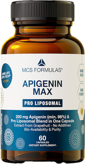 MCS Formulas Apigenin Max 200mg 60 κάψουλες