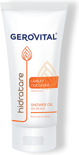 Shower Oil Natural Oils Argan Sea Buckthorn Calendula Gerovital 100 Ml