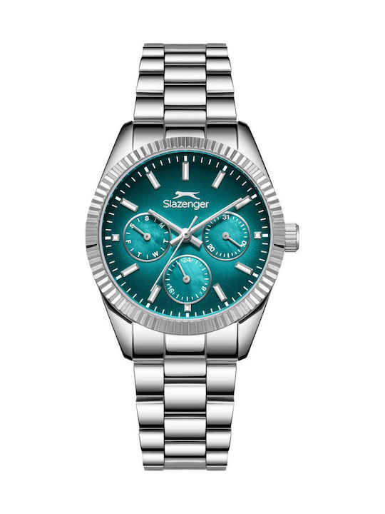 Slazenger Women's Watch with Silver Metal Bracelet
