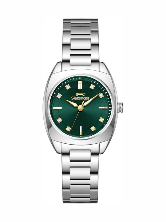 Slazenger Women's Watch with Silver Metal Bracelet