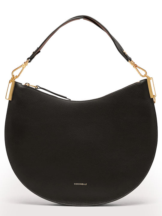 Coccinelle Leather Women's Black Shoulder Bag