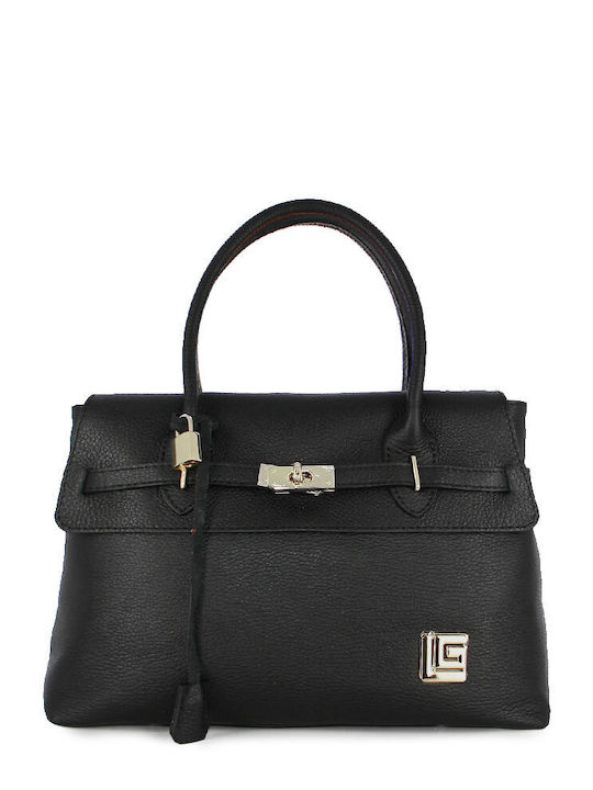 Guy Laroche Leather Women's Bag Handbag Black