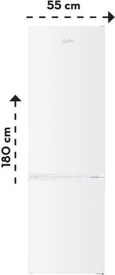262лт NoFrost В180xШ55xД56см. Бял W1DE2-34
