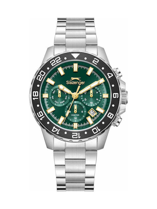 Slazenger Men's Watch Battery with Silver Metal...