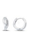 Rubini Earrings Hoops made of Silver