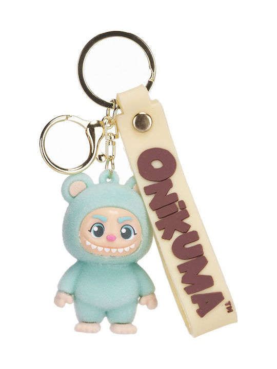 Onikuma Schlüsselanhänger Figur 3d Strap Türkis 6cm
