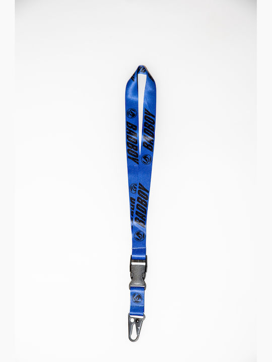Bad Boy Logo Safebreak Neck Strap Keychain 50 Cm Blue Black