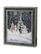 Christmas Decorative Frame Light Music & Moving Snow – 38.5 X 46 X 8cm L26177