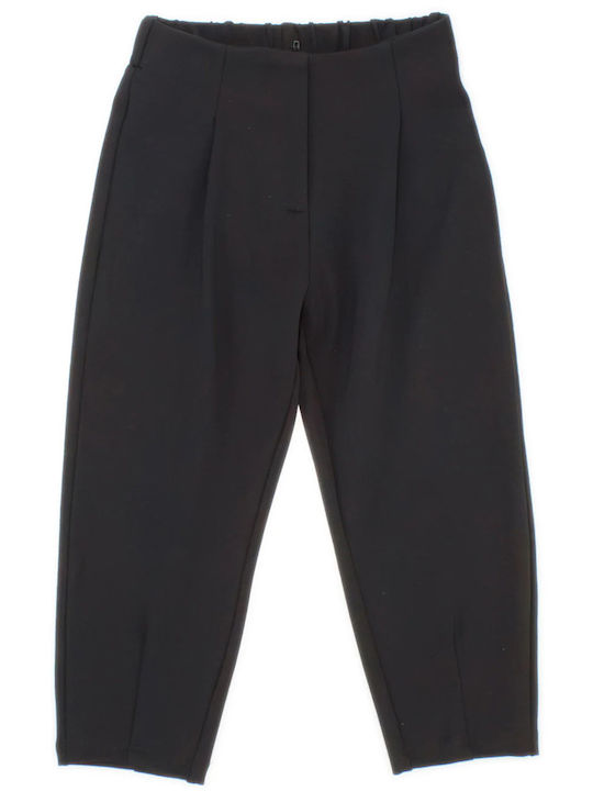 Pantaloni din Material Textil pentru Copii Negru