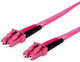 Telegärtner Fiber Optic Cable 5m Purple 1pcs
