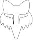 Fox Head 4" Die Cut Vinyl