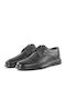 Leder Herren Freizeitschuhe Schwarz