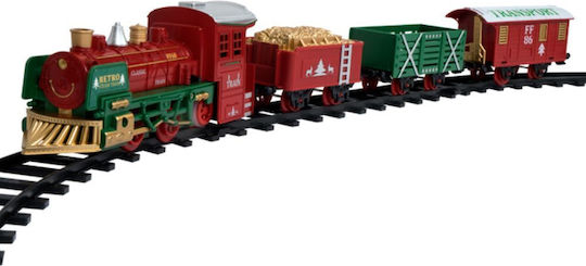 Christmas Train 4 Carriages Movement Sound Light & Smoke Effects – 135cm L26165