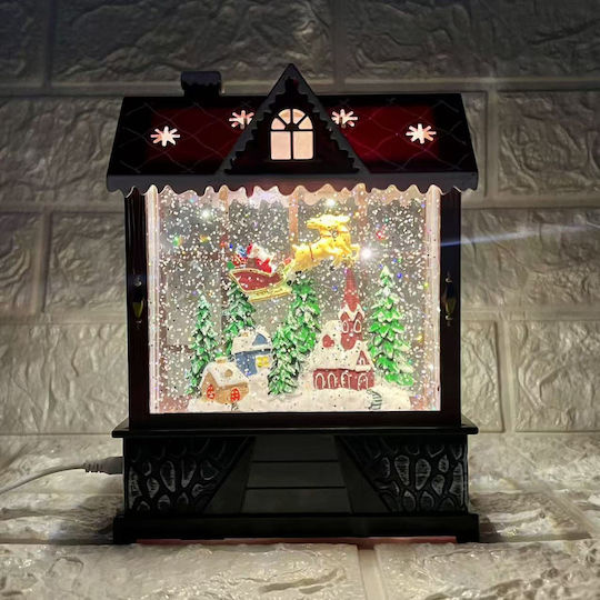 Decorative Christmas Snowball Illuminated 15.5x7.5x20cm