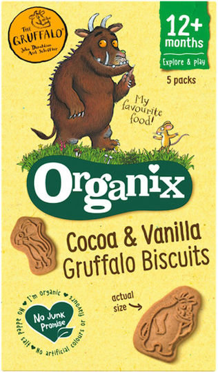 Organix Μπισκότα Χωρίς Προσθήκη Ζάχαρης 100gr