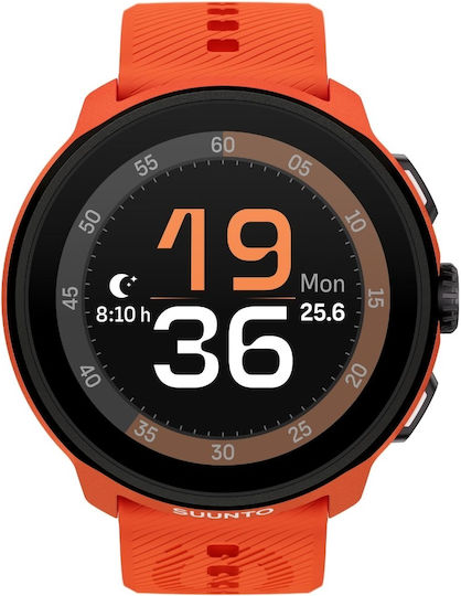 Suunto Run Edelstahl 46mm Smartwatch mit Pulsmesser (Coral Orange) |  Skroutz Germany