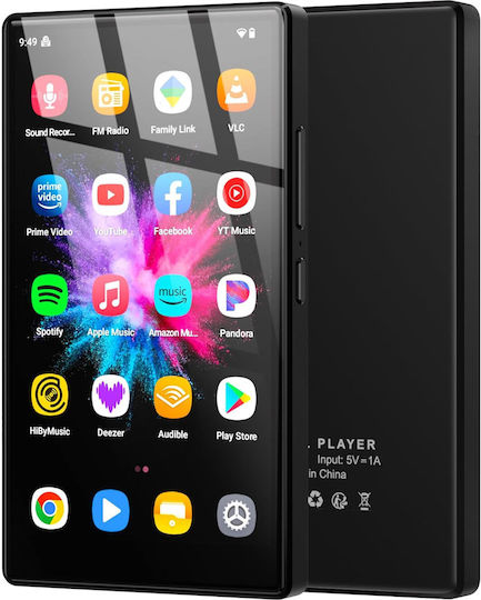 Ahenod G15 MP3 Player (96GB) με IPS Οθόνη Αφής 5" Μωβ