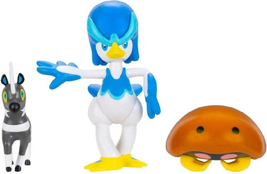 Jazwares 3 Φιγούρες Μάχης Pokemon