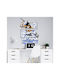 Kinder Wandsticker Dekoratives Wandsticker 100cm