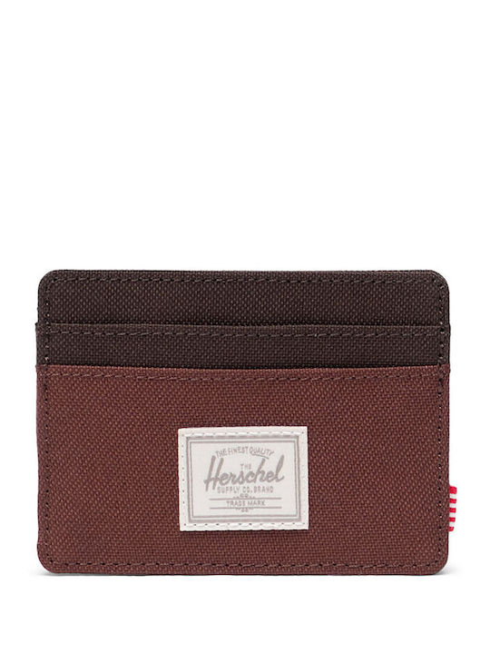 Herschel Charlie Γυναικείο Πορτοφόλι με RFID Καφέ
