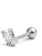 Nire Ohrring aus Stahl Silber
