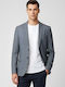 Men's Suit Jacket Slim Fit Blue