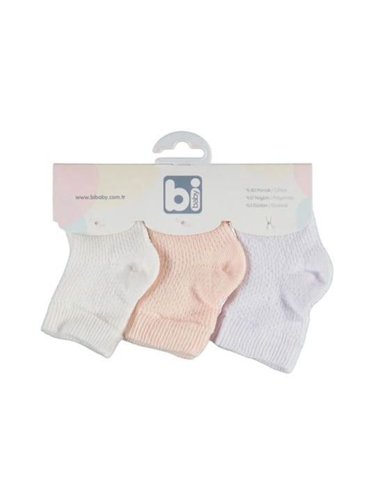 Biorganic Kindersocken Εκρου, Σωμον 3 Paar